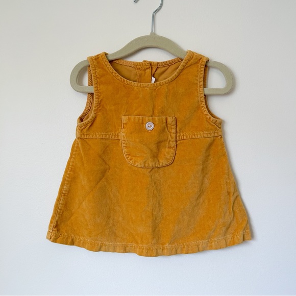 Vintage Munki Munki Velvety Mustard Top Size 12M - Picture 1 of 3